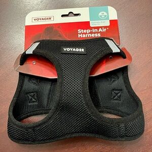 Voyager Black Step-In Air Dog Harness